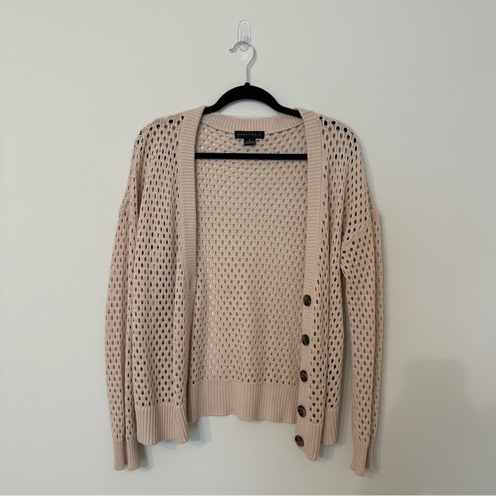 Sanctuary Open Knit/ Crochet Cardigan